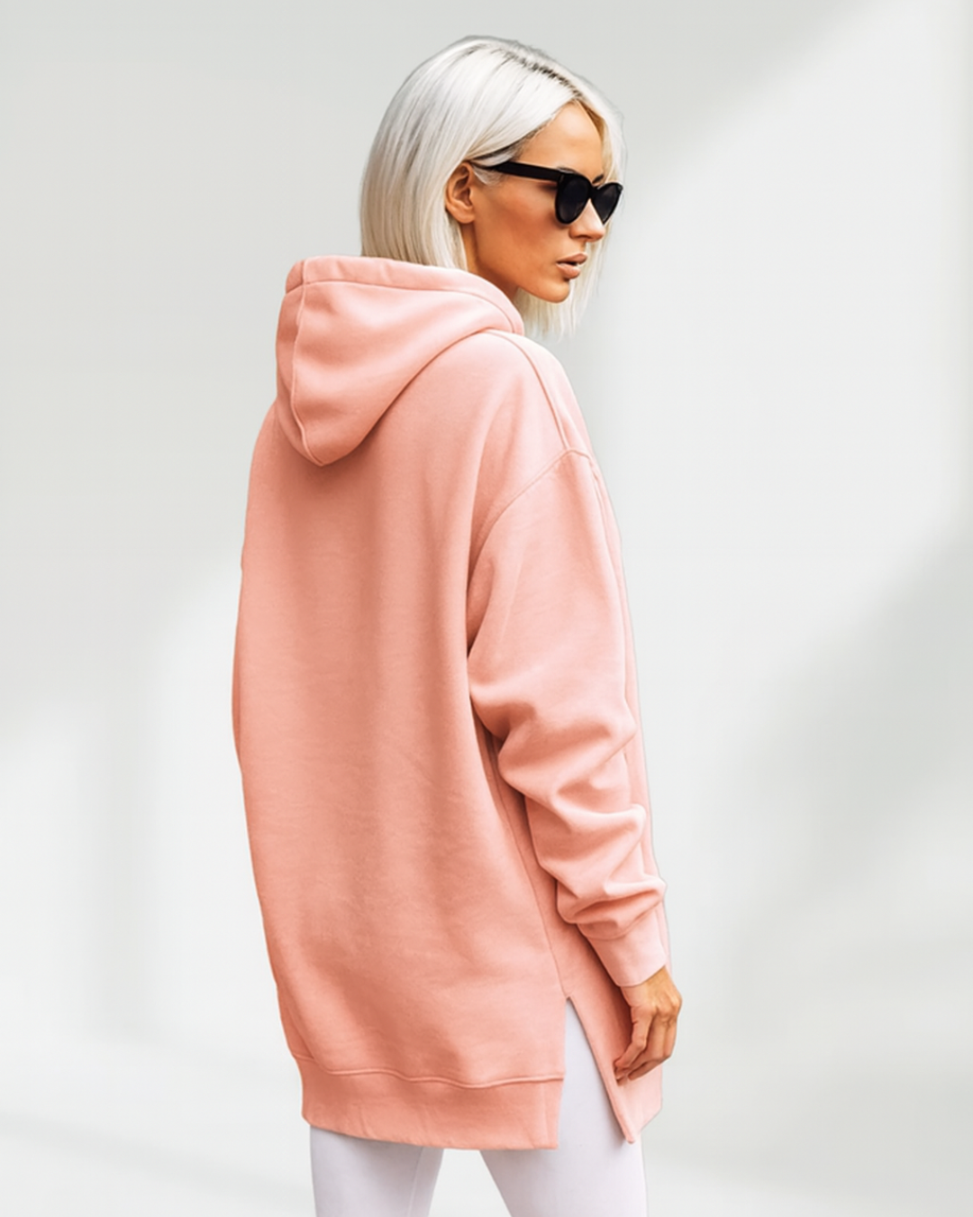 Camisola Oversize com Capuz para mulher