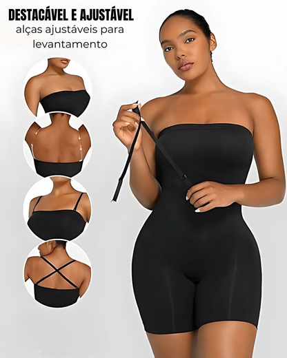 Modelador de Corpo sem Costuras para Mulher com Alças Amovíveis