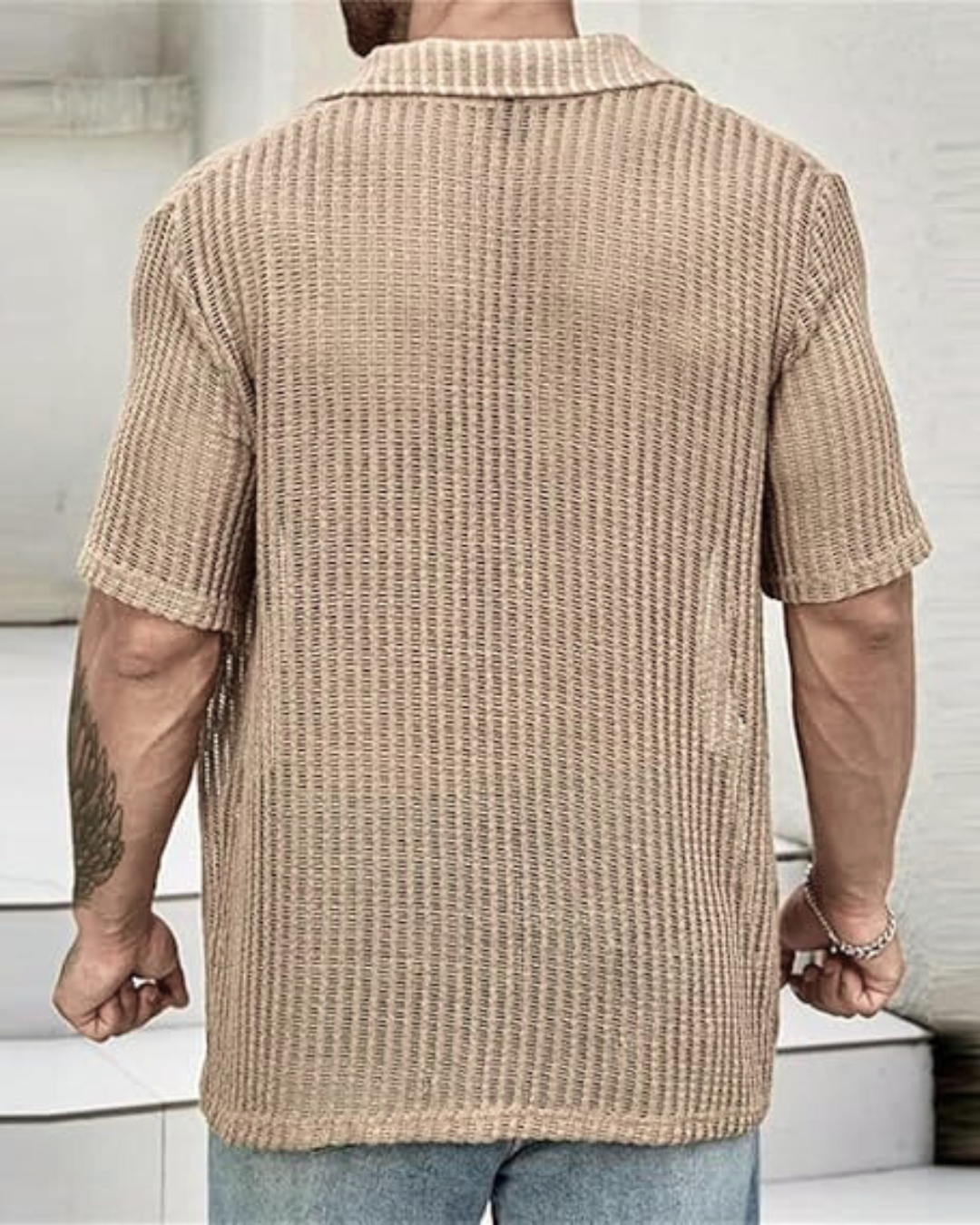 Camisa de manga curta para homem