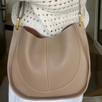 Bolsa de couro elegante para mulher