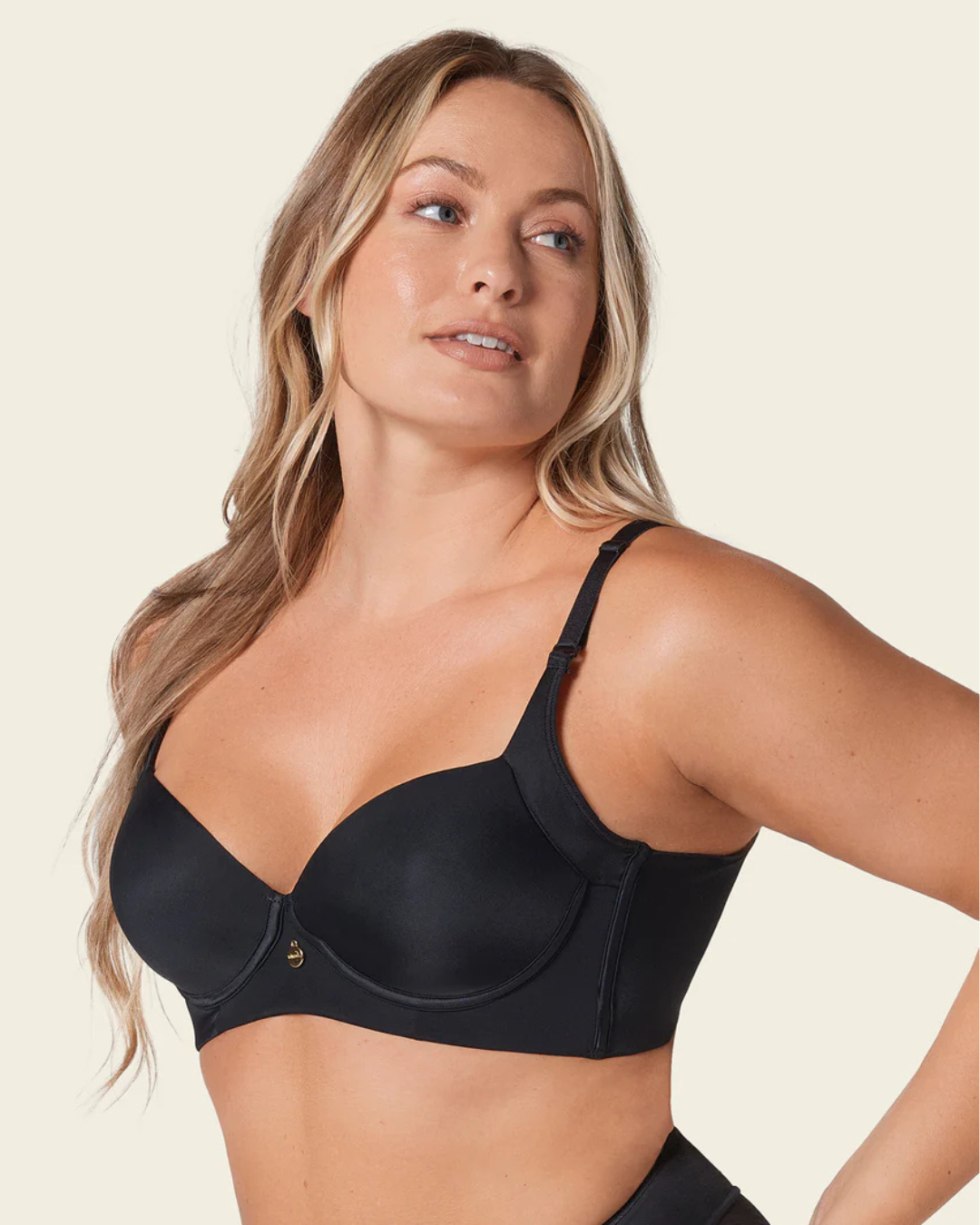 Soutien de Perfil Alto, que Alisa as Costas, com Copas Macias e de Cobertura Total (OFERTA 2X1)