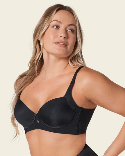 Soutien de Perfil Alto, que Alisa as Costas, com Copas Macias e de Cobertura Total (OFERTA 2X1)