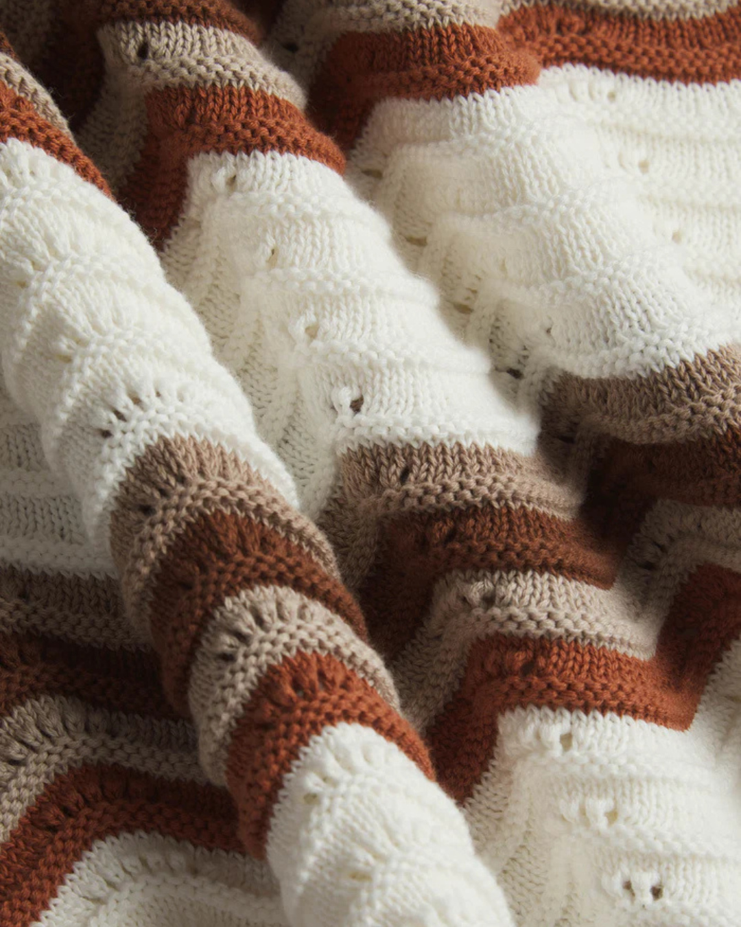 Conjunto às riscas em croché para homem