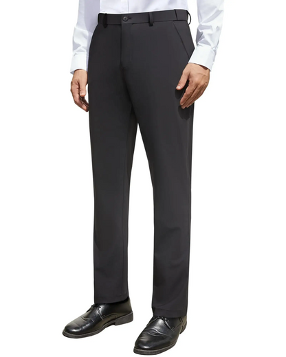 Calças de Gala Elásticas para Homem com Cintura Expansível e Frente Plana