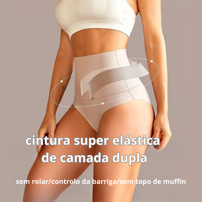 Calcinhas de Controlo da Barriga para Mulheres de Cintura Alta (OFERTA 2X1)