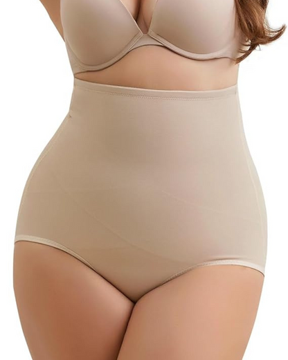 Calções Modeladora de Cintura Alta em Rede Cruzada