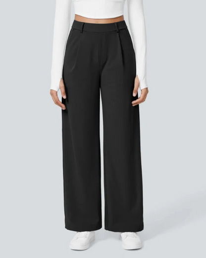 Pantalones casuales para mujer de corte recto