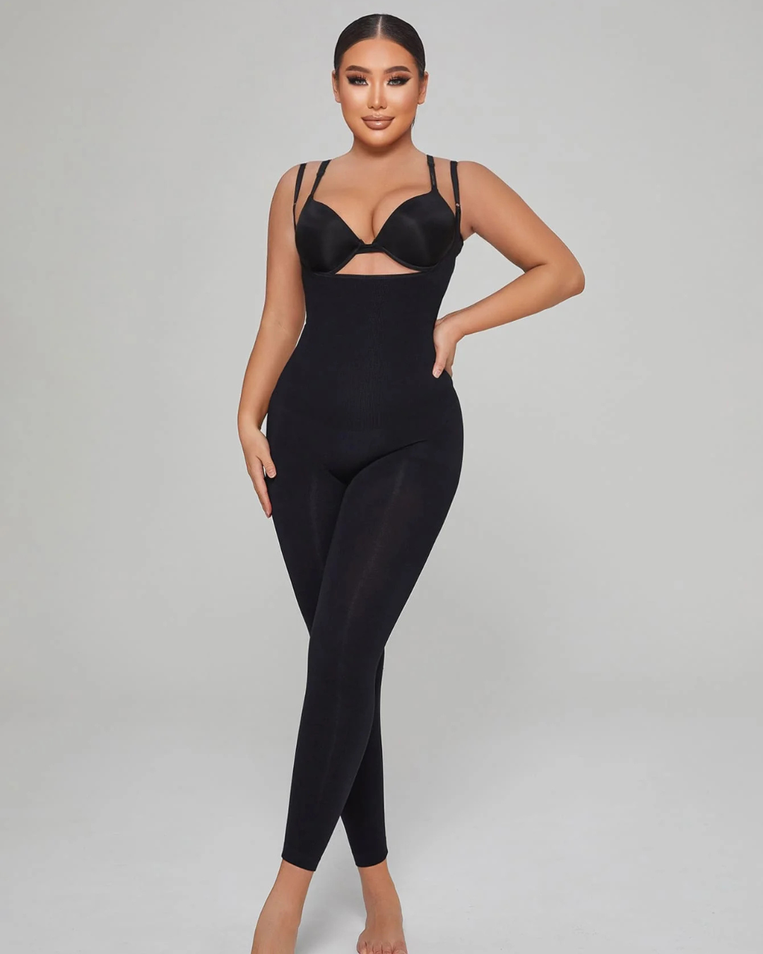 Modelador de Corpo Inteiro com Controlo da Barriga, Aumento das Nádegas e Adelgaçamento das Coxas