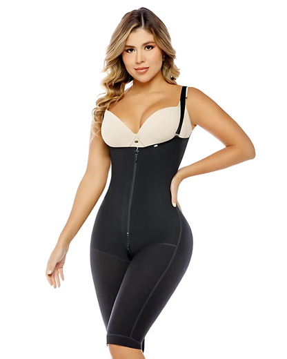 Moldelador Redutor de Costas Altas com Fecho Invisível