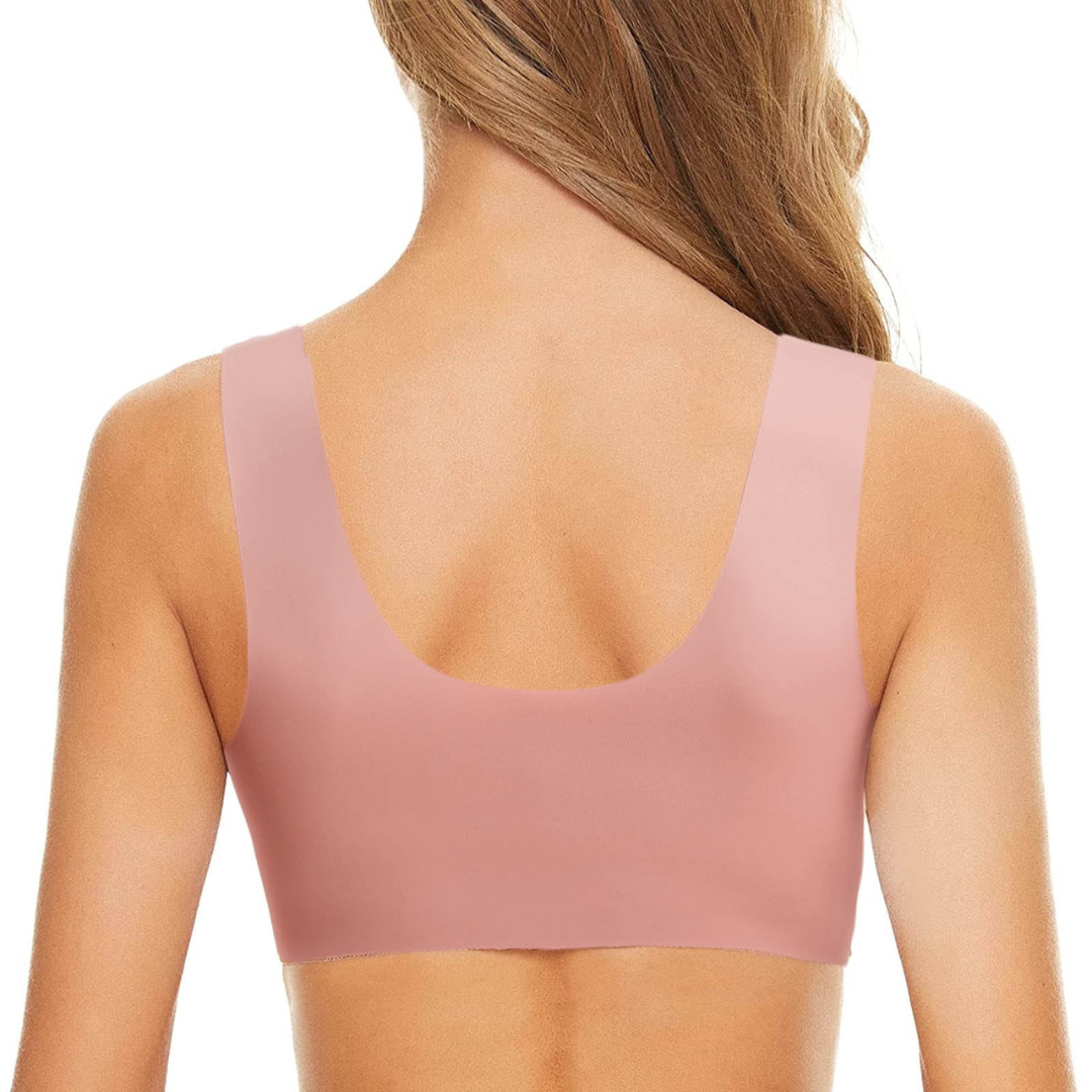 Soutien Push-Up de Renda Sólida Sem Fios para Mulher (2X1 OFERTA GRÁTIS)