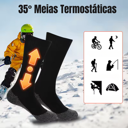 Meias Térmicas para Máximo Conforto e Calor Unissexo (OFERTA 2X1)
