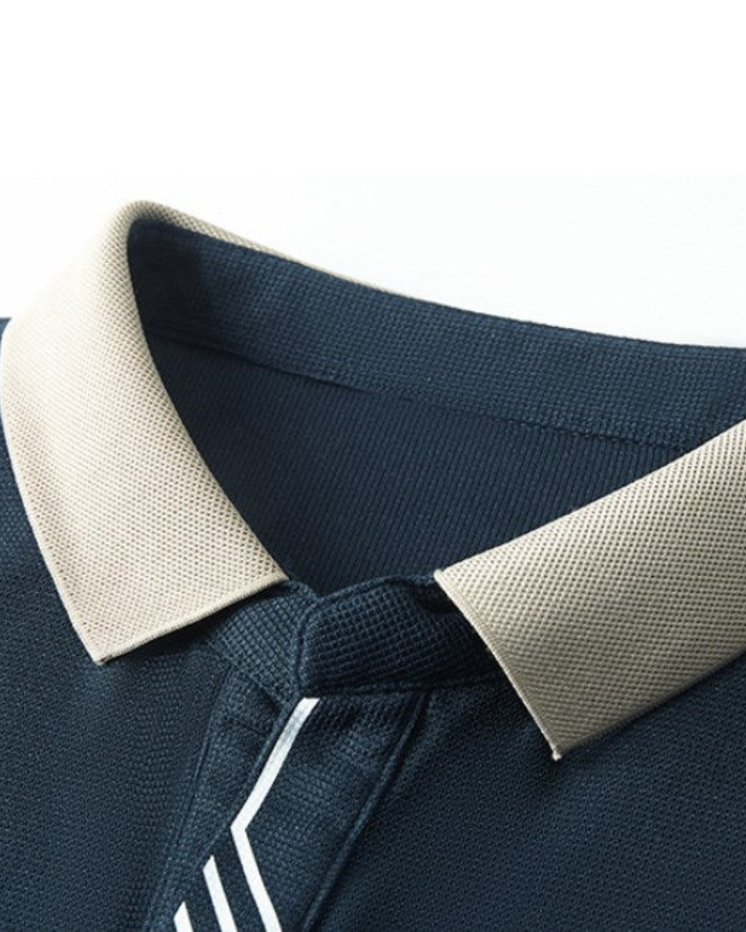 Camisa Casual de Negócios de Cor Sólida para Homem com Lapelas