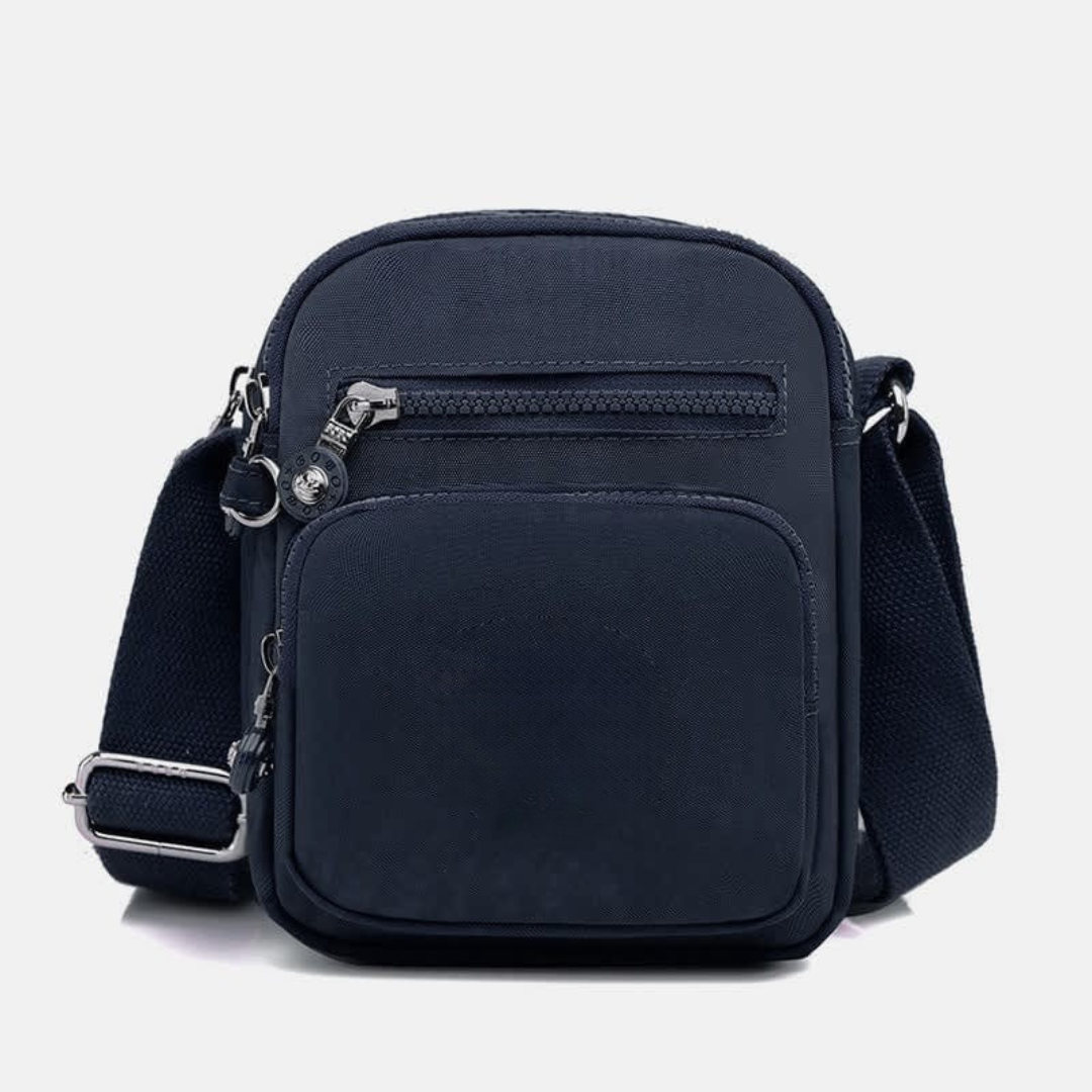 Bolsa leve com design multi-compartimentos