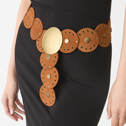 Cinto largo moderno estilo boémio para mulher