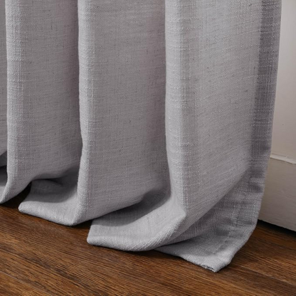 Cortina de Camada Dupla com Bloqueio de Luz e Design Moderno (Dimensões 213 cm de comprimento x 81 cm de largura)