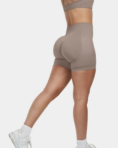 Calções Desportivos Sem Costuras com Efeito Sculpt e Design Canelado (OFERTA 2X1)