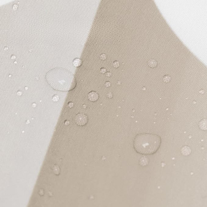 Cortina de Duche Sem Gancho com Janela de Rede Translúcida (Dimensões 188 cm de comprimento x 181 cm de largura)