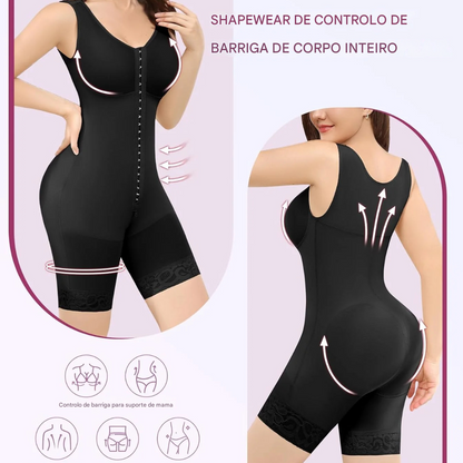 Modelador de Barriga com Dupla Compressão e Sutiã