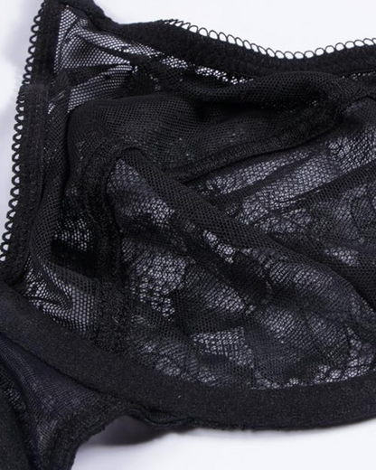 Soutien de Mulher com Aros em Renda Floral e Sem Almofada (OFERTA 2X1)