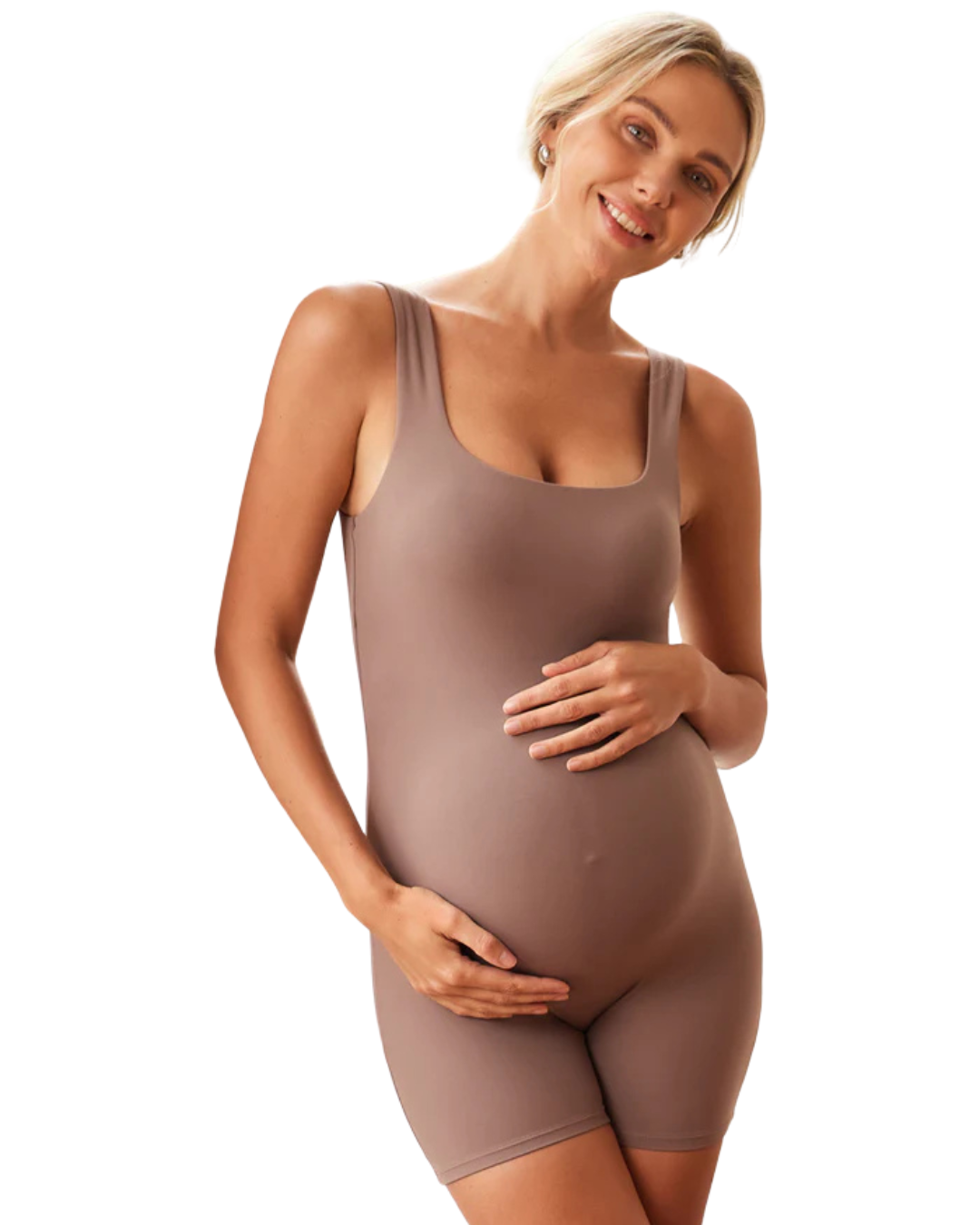 Body de Maternidade Sem Mangas para Apoio e Conforto