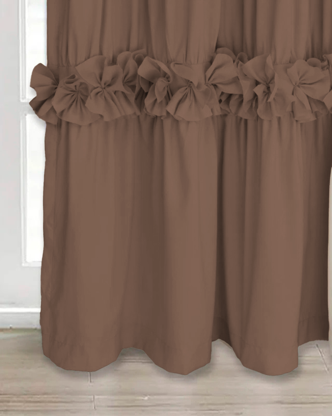 Par de Cortinas Blackout em Poliéster com Isolamento Térmico e Proteção UV (Dimensões 213 cm de comprimento x 81 cm de largura)