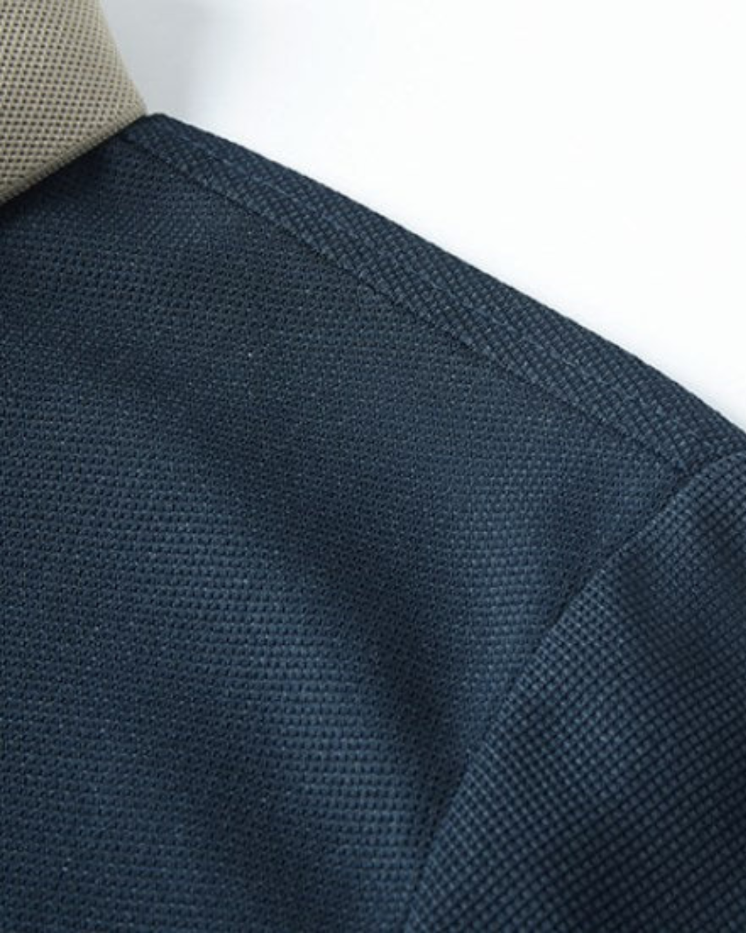 Camisa Casual de Negócios de Cor Sólida para Homem com Lapelas