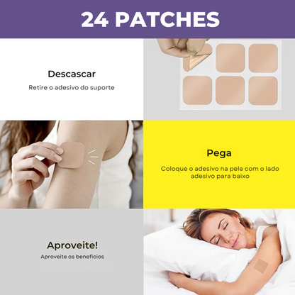Parche Para Dormir Sleep Naturalful 24 peças (EM PROMOÇÃO 2X1)