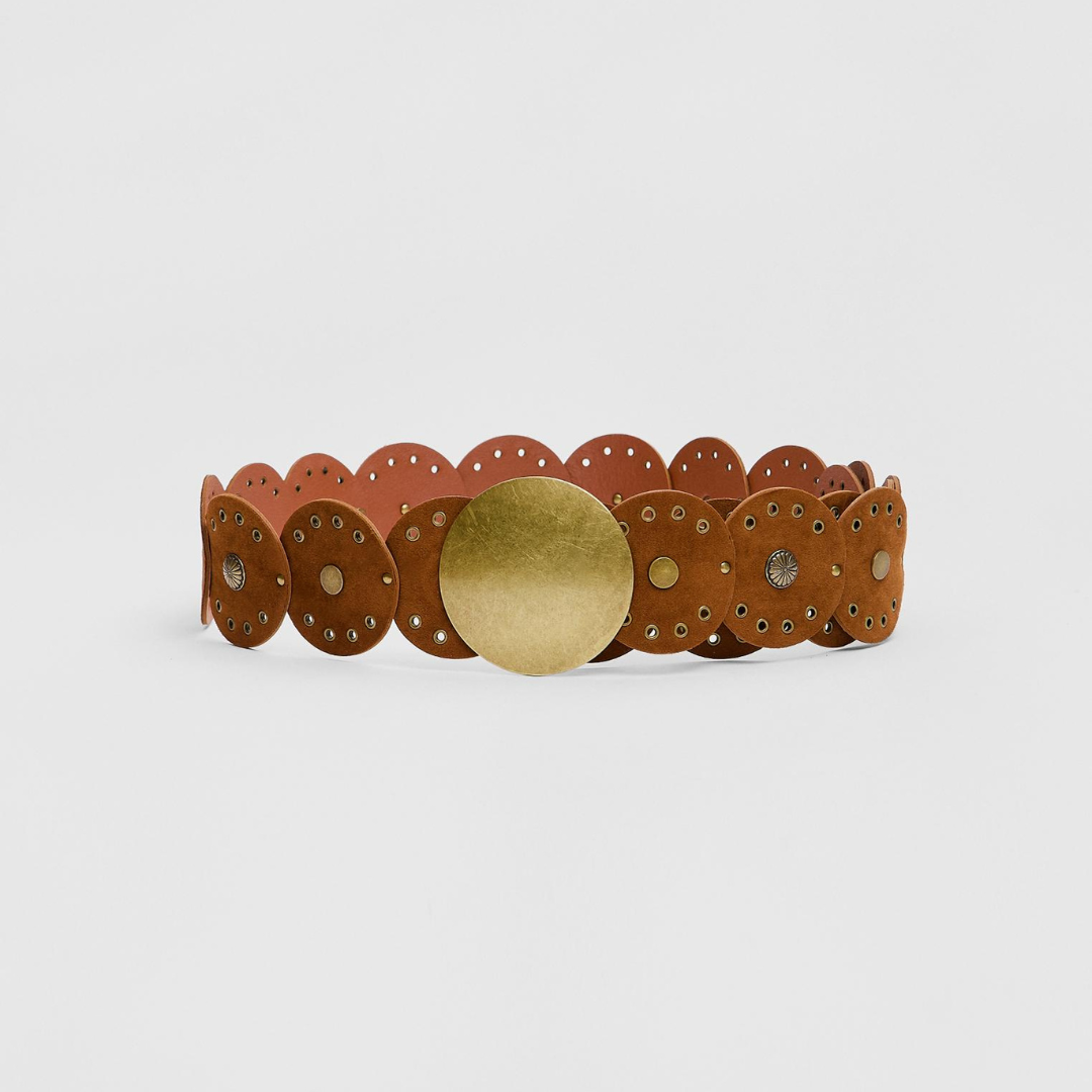 Cinto largo moderno estilo boémio para mulher