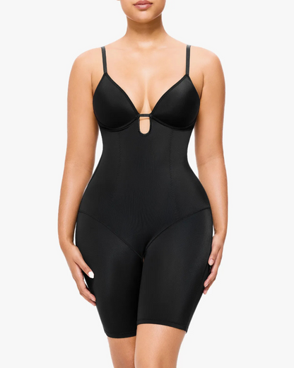 Body Modelador de corpo 2 em 1 com controlo da barriga