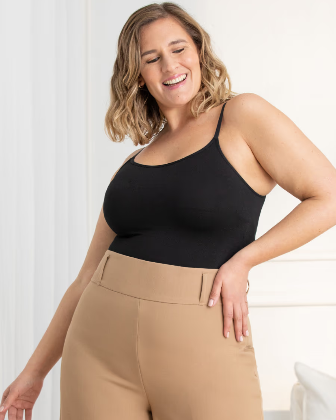 Camisola de Mujer con Escote Redondo