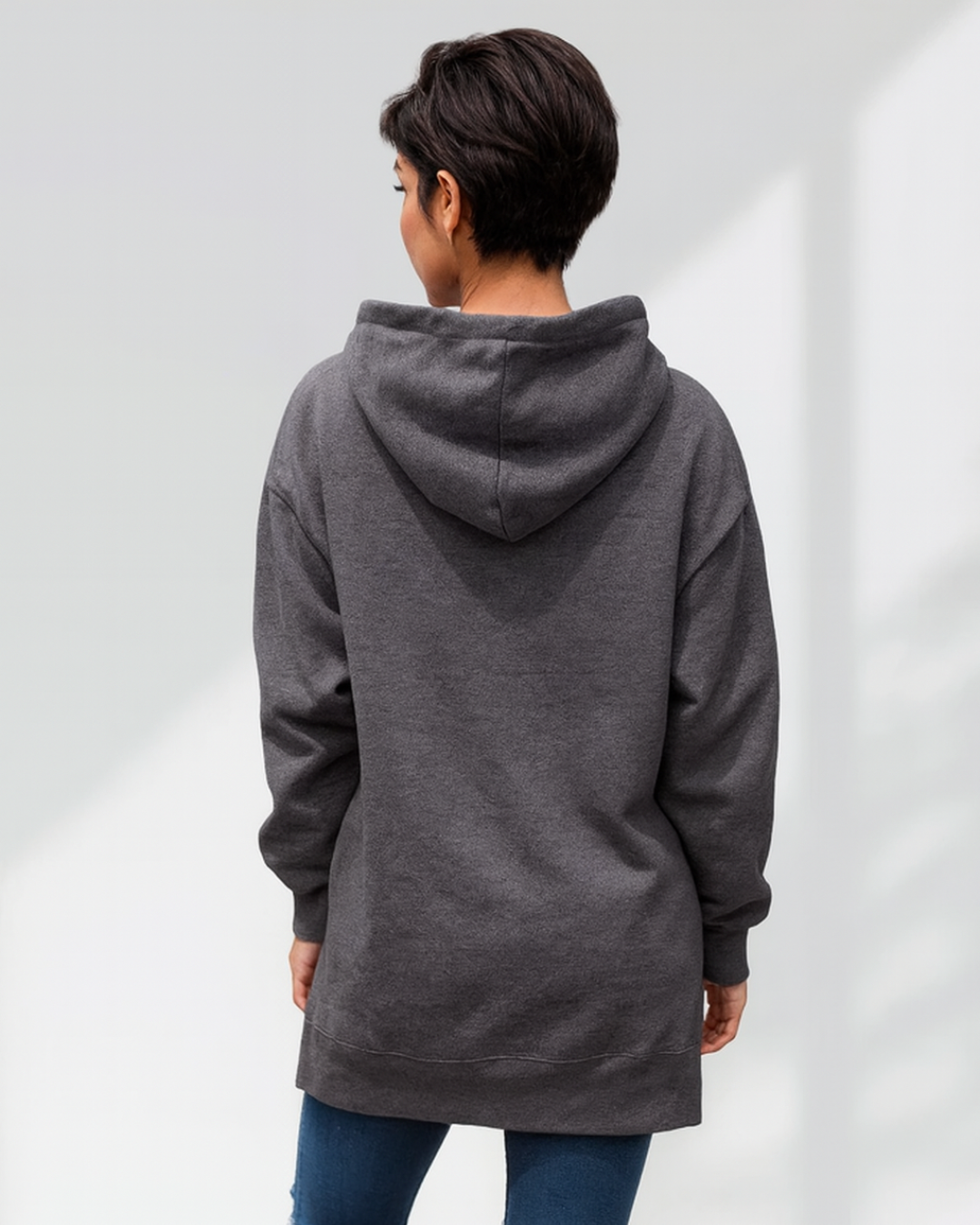 Camisola Oversize com Capuz para mulher