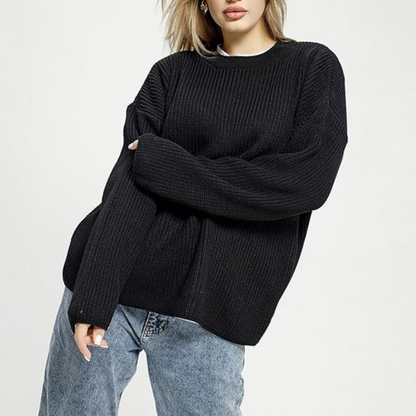 Camisa de Algodão com Mangas Compridas e Textura Canelada