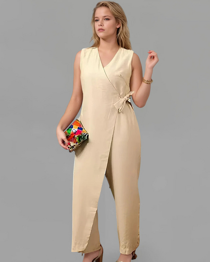 Macacão de linho leve