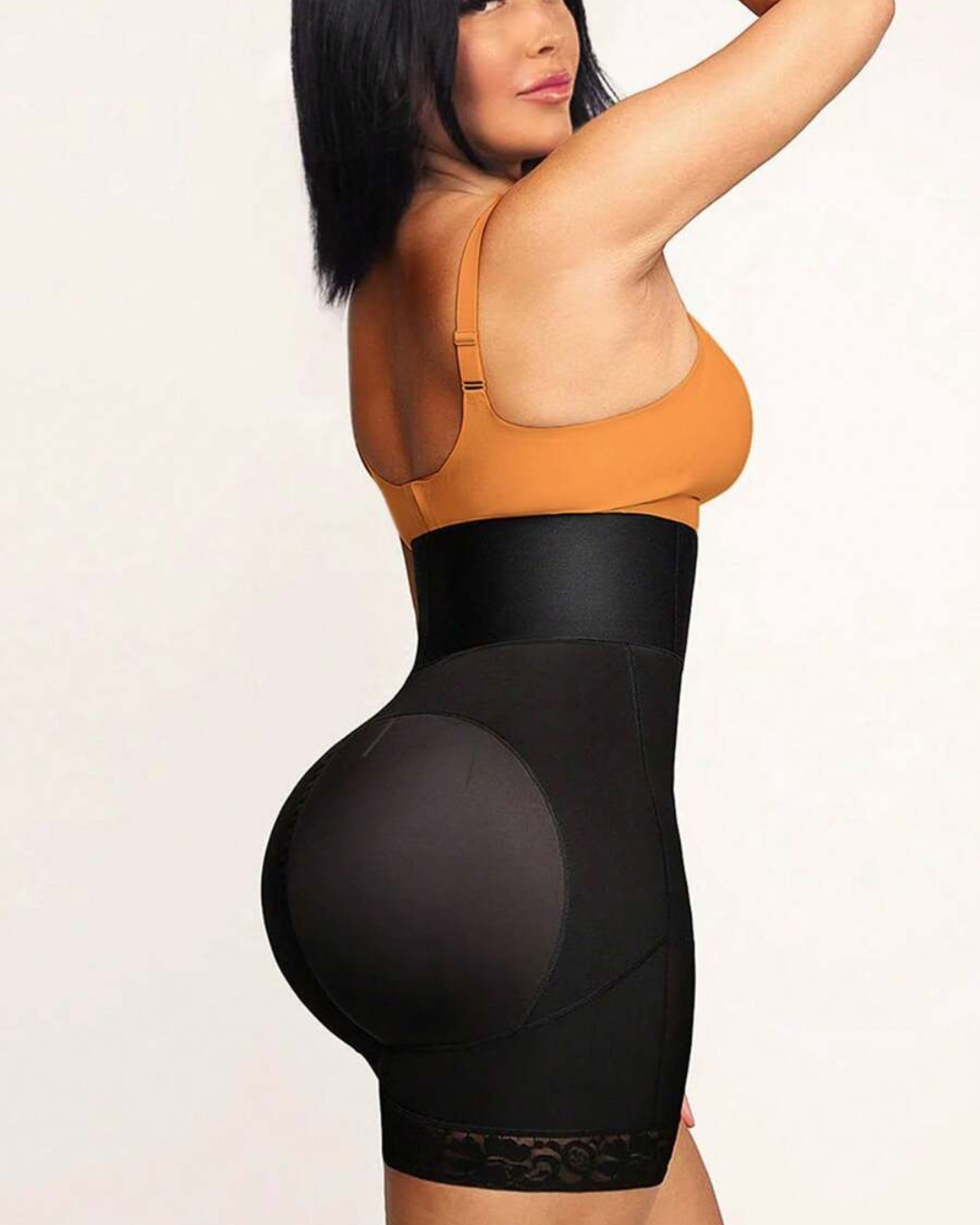 Modelador de Cintura Alta com Renda e Ganchos para Mulher (2X1 OFERTA)