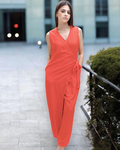 Macacão de linho leve