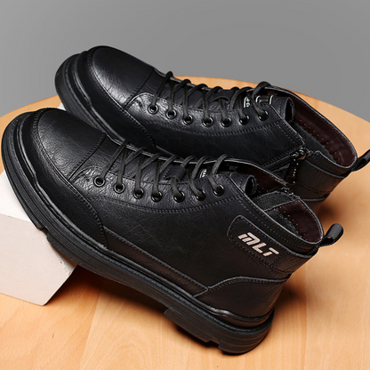 Botas de Couro para Homem com Forro Folar©