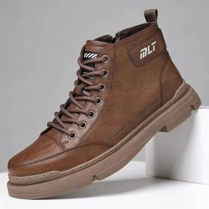 Botas de Couro para Homem com Forro Folar©