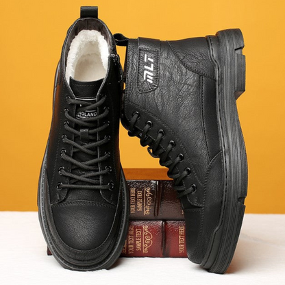 Botas de Couro para Homem com Forro Folar©