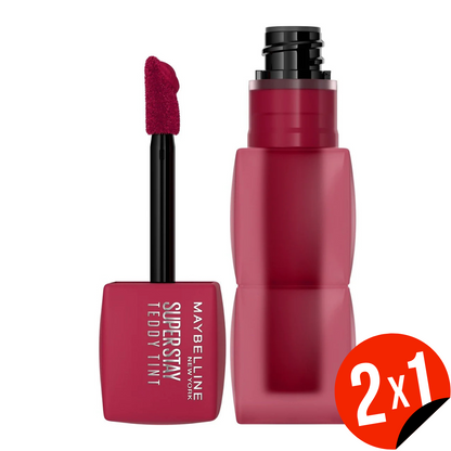 Batom Super Stay Teddy com efeito difuminado (OFERTA 2X1)