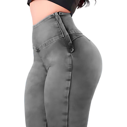 Calças de compressão apertadas para o abdómen